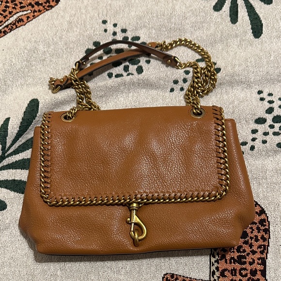Rebecca Minkoff Handbags - Rebecca Minkoff Edie flap with woven shoulder chain adjustable cross body bag